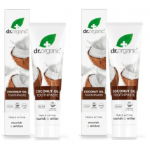 Dr. Organic Pasta de Dientes Aceite de Coco 2x100 ml