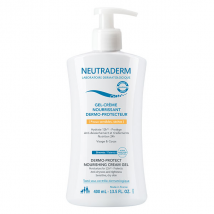 Neutraderm Gel-Crème Nourrissant Dermo-Protecteur 400ml pour Peau Sensible, Peau Sèche à Très Sèche