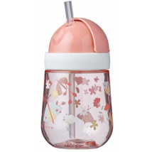 Little Dutch Vaso con Pajita Mio Flores & Mariposas +9m 300 ml