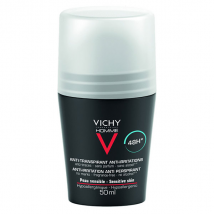 Vichy Homme Déodorant Anti-Transpirant 48h Roll-On 50ml - Anti-transpirant -