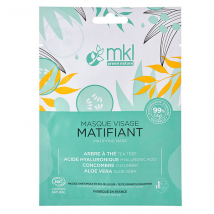 MKL Green Nature Masque Visage Matifiant Bio - Hydratant et Nourrissant, Purifiant et Matifiant -