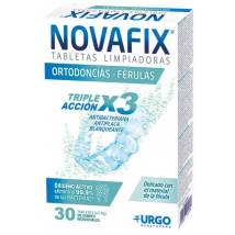 Novafix Tabletas Limpiadoras Ortodoncias y Férulas 30 Sobres