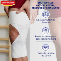 Elastoplast Sport Bande Adhésive Elastique 10cm x 2,5m - Adhésif -