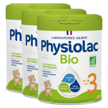Physiolac Bio Lait Croissance 3ème Âge 800g - Lot de 3