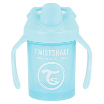 Twistshake Tasse d'Apprentissage Mini Cup Bleu Pastel +4m 230ml