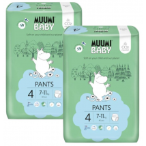 Moomin Baby Braga Pañales Talla 4 (7-11Kg) 2x40 uds