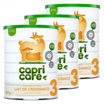 CapriCare Lait de Chèvre 3ème Âge Lot 3 x 800g