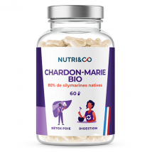 Nutri&Co Le Détox Drainage et Détox Foie Colon Intestins 60 gélules
