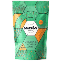 Syzygy Food Chlorella y Espirulina Ecológica 300 Tabletas