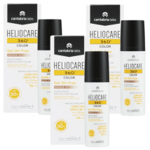 Heliocare 360 Gel Oil Free SPF50+ Color Bronze Intense 3x50 ml