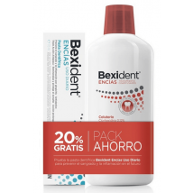 Bexident Pack Économies 20% GRATUIT Rince-bouche 500 ml + Pâte 75 ml