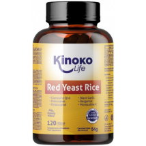 Kinoko Life Levadura Arroz Rojo 120 Cápsulas