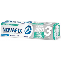 Novafix Pro3 Confort Crema Adhesiva Prótesis Dentales Ultrafuerte Sin Sabor 40 gr