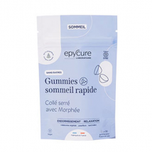 Epycure Gummies Sommeil rapide sans sucre - Contre troubles du Sommeil - x60