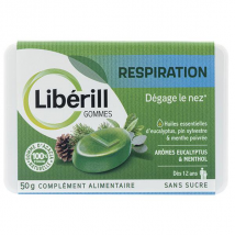 LIBERILL gommes respiration boite de 50g