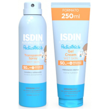 Isdin Pediatrics Peau Humide SPF50 250 ml + Gel Crème SPF50 250 ml