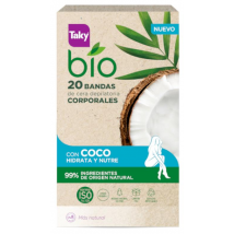 Taky Bandas Depilatorias Corporales con Coco BIO 20 uds