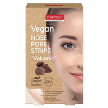 Purederm Vegan Nose Pore Strips Volcanic 6 uds