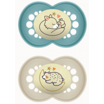 MAM Original Night Neutral Matte Pacifier +6m 2 units