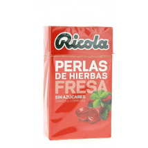 Ricola Pérolas Sem Açúcar 25 gr Morango