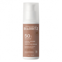 Laboratoires de Biarritz Soins Solaires Crème Teintée SPF50 Dorée Bio 50ml