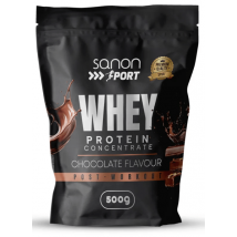 Sanon Sport Proteine del siero di latte 80% Cioccolato belga 500g
