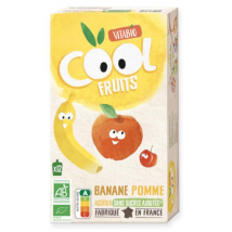 Vitabio Cool Fruits Plátano y Manzana 12x90 gr