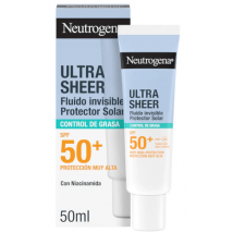 Protetor solar Neutrogena Ultra Sheer Invisible Oil Control FPS 50+ 50 ml