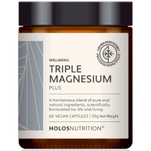 Holos Nutrition Triple Magnesium Plus 60 Cápsulas Veganas