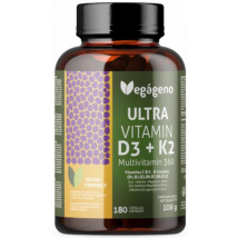 Vegágeno Ultravitamin D3-K2 Multivitamina 360 180 Cápsulas