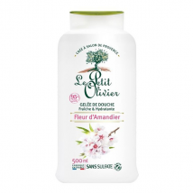 Le Petit Olivier - Gelée De Douche - Fleur D'Amandier - Sans Savon 500ml