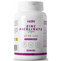HSN Picolinato de Zinco (25mg de Zinco) 120 Cápsulas Vegetais