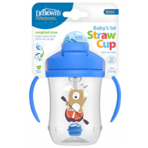 Dr Brown's My First Cup con cannuccia Blue Bear +6m 270 ml