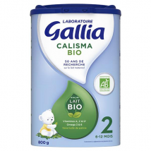 Gallia Calisma Bio 2ème Age 800g - Classique -