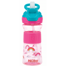 Nûby Flip-It Taza Tritan Boquilla Silicona Blanda 360 ml Rosa