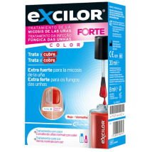 Excilor Forte Tratamiento Anti-hongos Uñas Color Rojo 30 ml