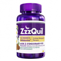 ZZZQUIL Sommeil Mangue - Banane 60 gommes
