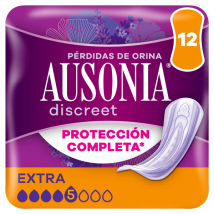 Ausonia Discreet Extra Pads for Women's Urine Loss, 12 units