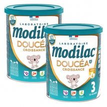 Modilac Lot de 2 Doucéa Lait infantile Croissance 3ème Âge 800g