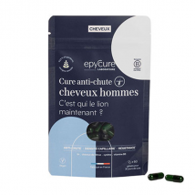 Epycure Complexe Chute de Cheveux Hommes Anti Perte et Calvitie 60 gélules