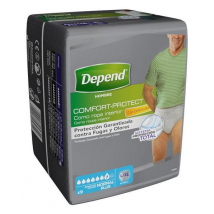 Depend Pañal Adulto Extradiscreto Normal L/XL Hombre 9 uds