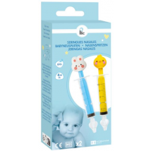 Horizane Sante Jeringa de Lavado Nasal Reutilizable Canario y Conejito 2 uds