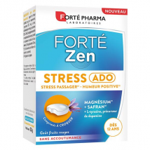 Forté Pharma FortéZen Stress Ado Magnésium Safran 20 comprimés à croquer