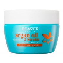Beaver Argan Oil & Keratin Mascarilla Reparadora 250 ml