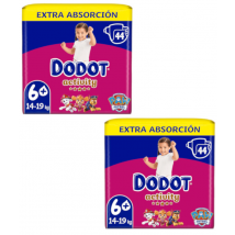 Fraldas Dodot Activity Extra T6+ (+14 Kg) 2x44 unidades