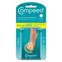 Compeed Pansements Œils-de-Perdrix 10 unités - Waterproof, Protecteur -