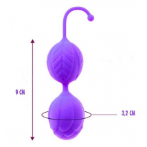 Love Love Bolas Chinas 100% Silicona Moradas Nezend