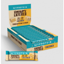 Myprotein Barra Crocante com Camadas de Chocolate Branco e Amendoim 12x58 gr