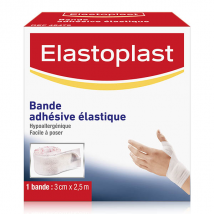 Elastoplast Sport Bande Adhésive Elastique 3cm x 2,5m - Élastique, Adhésif -