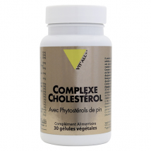 Vit'all+ COMPLEXE CHOLESTEROL avec Phytostérols de pin 30 gélules végétales